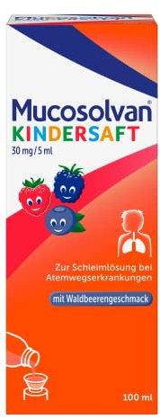 Mucosolvan® Hustensaft |100 ml | Hustenlöser bei Husten und festsitzendem Schleim | Mit Ambroxol für schnelle Hustenlinderung | Für die ganze Familie | Bei Erkältung oder Bronchitis
