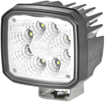 HELLA 1GA 995 606-001 LED-Arbeitsscheinwerfer - Ultra Beam Gen. II - 12/24V - 4400lm - Anbau/geschraubt - schwenkbarer Montagebügel - Nahfeldausleuchtung - Stecker: DEUTSCH Stecker