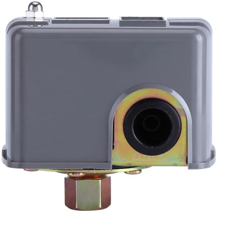 Interruttore di regolazione della pressione della pompa dell'acqua 40-60PSI 110V-230V Doppio palo a molla regolabile per la maggior parte delle pompe dell'acqua