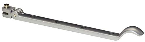 STEEL WINDOW FITTINGS B375 Classic Curved Peg Stay - 200mm Satin Chrome