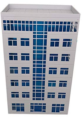 Outland Models Eisenbahnlandschaft Modernes Bürogebäude HO Maßstab 1:87