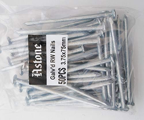 Astone galvanised Round Nails (50, 75mm)