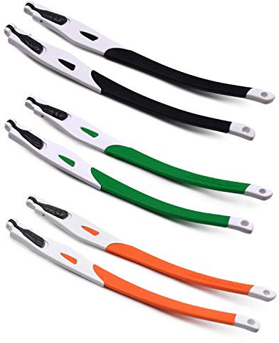 SOODASE Schwarz/Grün/Orange Gummi Ersatz weißer Rahmen Für Oakley Crosslink Brillengestell