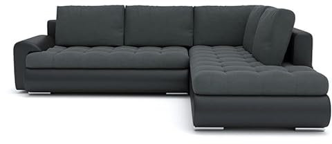 Wohnlandschaft Tokio V mit Schlaffunktion! Best Wohnlandschaft! Eckcouch mit Bettkasten! HIT! (Jasmine 96 + Soft 11 RECHTS)