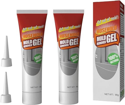 Household Mold Remover Gel,Caulk Remover Wall Mold Cleaner, Household Cleaner Mold Remover Cleaning Gel,Mold Remover Spray Effective Fast Cleaner for Wall Tiles Wall Corner Stains (2 Pcs)