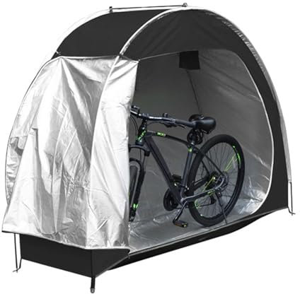 LJPZYOY Waterproof Oversized Bike Storage Tent Outdoor Portable Foldable Garage Storage Tent,Durable Tarp Protect Rain,Camouflage Bicycle Cover