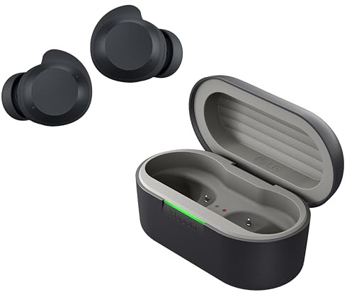 LG xboom Buds by will.i.am, xboom Signature Sound by will.i.am with Graphene Drivers, 3 Mic Active Noise Cancellation, Up to 30 Hours of Battery, IPX4 Water Resistant, Black