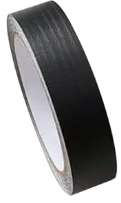 Nastro per bordi in PVC nero, 5 cm x 10 m, nastro adesivo pre-incollato per mobili e restauro di mobili