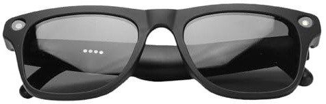 Annadue Occhiali Intelligenti con Fotocamera per Uomini e Donne, Bluetooth 5.4, Assistente Vocale AI, Traduzione in Tempo Reale, Trascrizione della Voce a Testo, Altoparlanti Esterni (Black)
