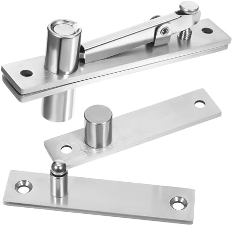 Artibetter Cerniere Pivot Per Porte Nascoste Ultra Sottili in Acciaio Inox Kit Ferramenta Per Porte Pivotanti Per in Legno e Librerie Segrete