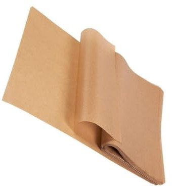 BIUDECO 100 piezas Papel de Horno Pergamino Antiadherente Papel para Hornear Reutilizable Resistente al Aceite para Galletas Pan Pizza Carne Cocina