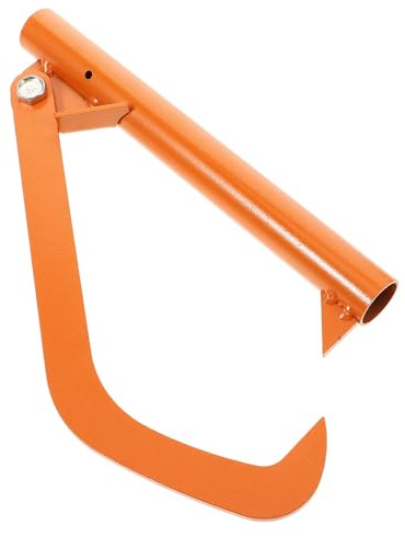 Abaodam Outil de Roulage de Grumes en Acier Carbone Crochet Incliné Robuste pour Déplacement et Compactage du Bois Outil Multifonction Ergonomique pour Travaux Forestiers et