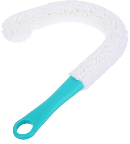 LALADEFIEE Brosse Flexible pour Verre et Bouteille d'eau 42 CM Manche Vert Goupillon pour Nettoyage de Carafe à Vin et Verrerie Accessoire Pratique pour Éliminer Taches et Saletés Tenaces