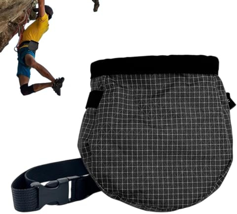 Magnesiaväska för klippklättring vattentät, bärbar design med | Inomhus klättring chalkbag för gym resor äventyr fitness vandring tyngdlyftning träning in
