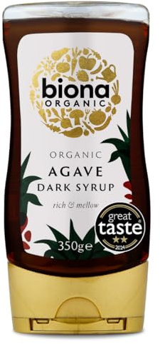 Biona Organic Dark Agave Syrup 250 ml (Pack of 3)