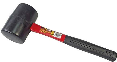 32oz RUBBER MALLET - FIBREGLASS SHAFT