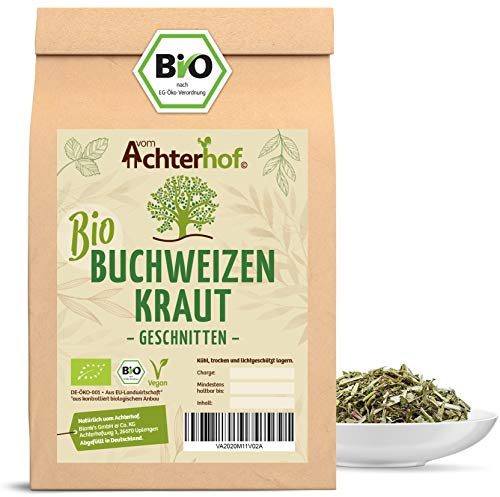 Buchweizentee Bio (500g) | Buchweizenkraut geschnitten | Buchweizen Tee | vom Achterhof