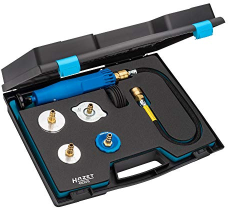 HAZET Kühlsystem-Tester, für Landmaschinen 4800/6, 6-teilig | 2225 g, 6-teilig, Antrieb 610160 Diagnose (Motor), 610120 Kühlsystem , Schlauchverbindung,, 4800-1 Kühlerpumpe bis 2,5 bar