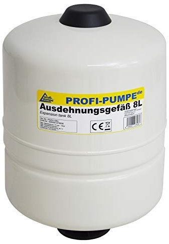 VASO DI ESPANSIONE SERBATOIO DI ESPANSIONE da 8L SERBATOIO DI PRESSIONE per controllo della pressione