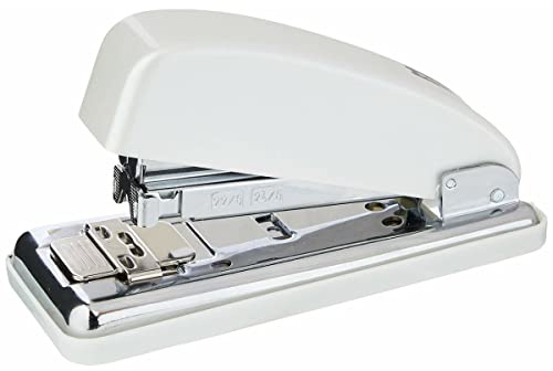 Petrus 626833 - Grapadora de Oficina Mod. 226 WOW Blanco, Capacidad 30 Hojas, Tecnología de Impacto Directo Patentada, Grapado Cerrado, Abierto y Clavado, Incluye Cajita de 200 Grapas