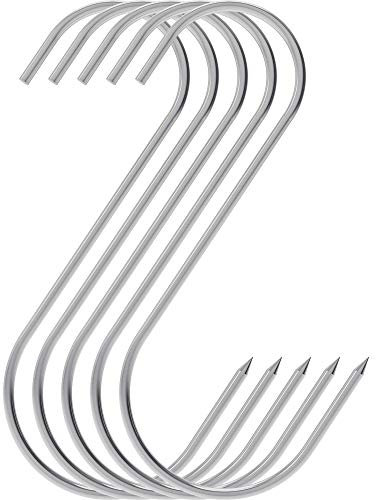 Browin 311201 Ganci per fumatori S in acciaio inox 5 pz. per la produzione e conservazione dei salumi
