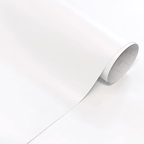 GOYAPRINT Vinilo Adhesivo Mate Blanco 1 ud 60x300 cm para Decoración | Para Muebles Cocina Paredes Ventanas, Manualidades, Papel Adhesivo Decorativo, 1 ud, Rotulación Profesional