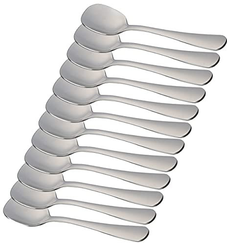 12 Eislöffel 14,5 x 3 cm Edelstahl 18/0 Schlichtes Und Elegantes Design