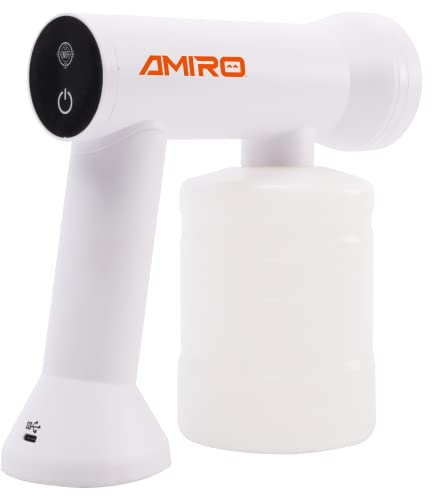 AMIRO Elektrostatisches Spritzgerät LP C02E – Kabelloses Desinfektionsgerät für effiziente Flächendesinfektion, Leistungsstarker Akku, Leicht und Tragbar