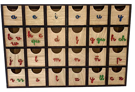 R-CRE@ - Caja de Sonidos Montessori – Material Educativo para Conciencia Fonológica y Aprendizaje del Lenguaje | Hecho en Madera | Método Montessori