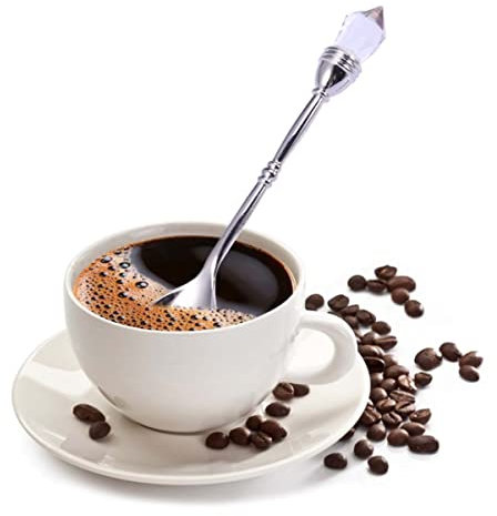 Kleiner Diamant-kaffeerührer Löffel Im Europäischen Hofstil für Espresso- und Teeläden
