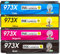 KINGJET 973X Ink Cartridges New Chip Replacement for HP 973X 973 Ink Multipack for HP PageWide Pro 477dw 577dw 452dw 477dn 452dn 577z 552dw P55250dw Printer (Black Cyan Magenta Yellow), 4 Pack