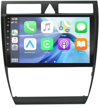 Autoradio Android 9 Pouces pour Audi A6 C5 1997-2004 S6 1999-2004 CarPlay