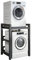 VETERS Dryer Stand Height adjustable Portable Stacking Kit for Front Loader Washing Machine & Tumble Dryer,Storage Rack over washing machine storage unit,400KG Load Capacity