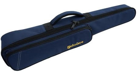 Dickly Soprano Saxophone Clarinet Case Carry Case, Music Instrument Storage,Lightweight Oxford Cloth Sax Gig Bag for Performance, Blue