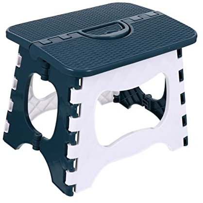 HONMEET Faltbarer Hocker Aus Kunststoff Tragbar Für Outdoor-aktivitäten Wie Camping Und Angeln Klappbar Mit Ergonomischem Griff Für Einfachen Transport Und Vielseitige Nutzung Im Garten
