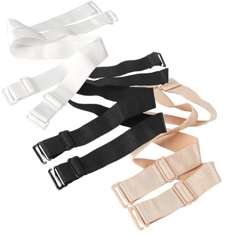 YARBAR Damen BH-Träger Ersatz Einstellbar BH-Schulterträger Rutschfest Dessous-Träger