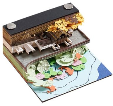3D-Notizblock, Schönheitsskulptur, Skulptur, Notizblock, Klebezettel, Modell, Notizblock, Werkzeuge, Geschenk, Schule, Notizen, Dekoration, Freunde, Büro