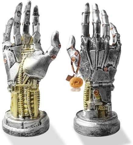 Jonuin Cyberpunk Supporto per Cuffie, Porta Cuffie Gaming, Supporto per Cuffie da Gioco e Supporto per Controller, Accessori da Tavolo per Giocatori