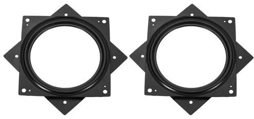 QUARKZMAN 2 Stück Drehteller Kugellager 155mm 360 Grad Drehteller für Regalaufsteller, Möbel, TV-Schränke, Küchenregale