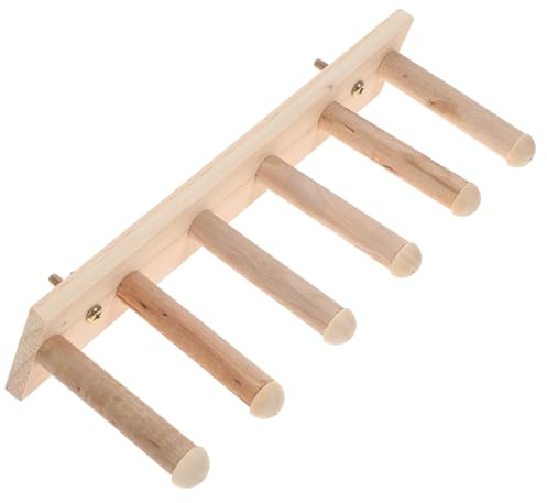 Hohopeti Katzenwandmöbel aus Holz Katzenleiter Wandmontage Stabiles Kletterregal für Wohnungskatzen Indoor Katzen Klettern Kratzen und Entspannen