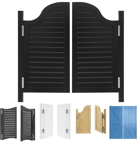 Caffè Bar Porta Saloon in Legno, Porta Battente Interno 60cm 80cm 90cm 120cm Porte Oscillanti per Cucina Chiusura Automatica per Scale Da Negozio Bar