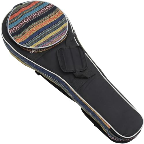 Ciieeo Strapazierfähige Mandolinentasche Zufälliger Stil für Mandoline Zufällige Farbe Schützend aus Oxfordstoff mit Einfachem Design und Modischem Ethno Stil und Leicht zu Reinigen
