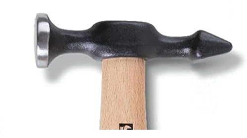 Beta 1359 T - Martello con testa tonda convessa e penna orizzontale manico in legno