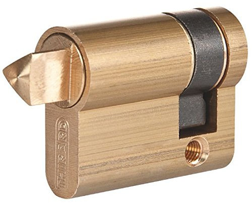 Thirard-Tirador en forma de medio cilindro de latón 30 x 10 mm, triángulo de 11 mm saliente