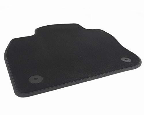 Fahrermatte passend für Skoda Scala & Kamiq Velours Fußmatte Fahrerseite Vorn Automatte Schwarz