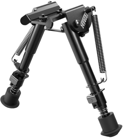 Feyachi Gewehr Zweibein Verstellbares Bipod für M-Schiene | B13 Klappbares Zweibein aus robustem Aluminium, 6–9 Zoll verstellbar. Ideal für taktische Einsätze, Jagd & Schießen