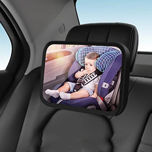 UTOBY Rücksitzspiegel 360° schwenkbar Baby Autospiegel Rücksitzspiegel für eine Sichere Fahrt bruchsicherer Spiegel für Auto Baby, Baby Erstausstattung & Auto-Zubehör