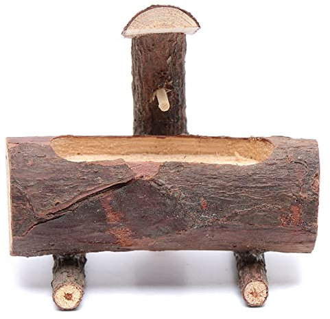 Krippenbrunnen aus Holz, 8x8 cm