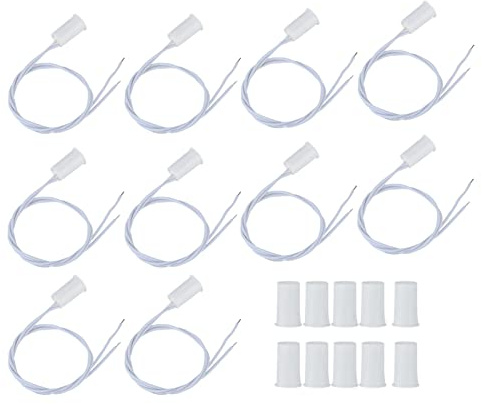 Sicherheitssensor-Magnetschalter, 10 Stück, Verdrahtet, Fenster-Tür-Kontaktsensor, Alarm, Magnetischer Reed-Schalter, Zylindrisch