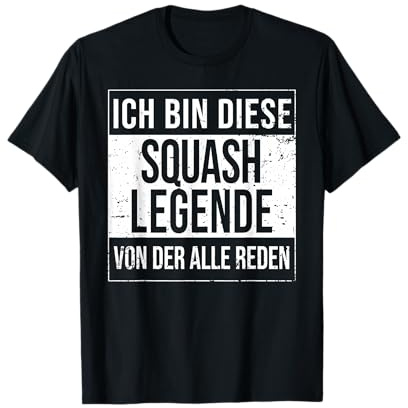 Squash-Spieler Geburtstag geboren Legende Sport-Squash T-Shirt